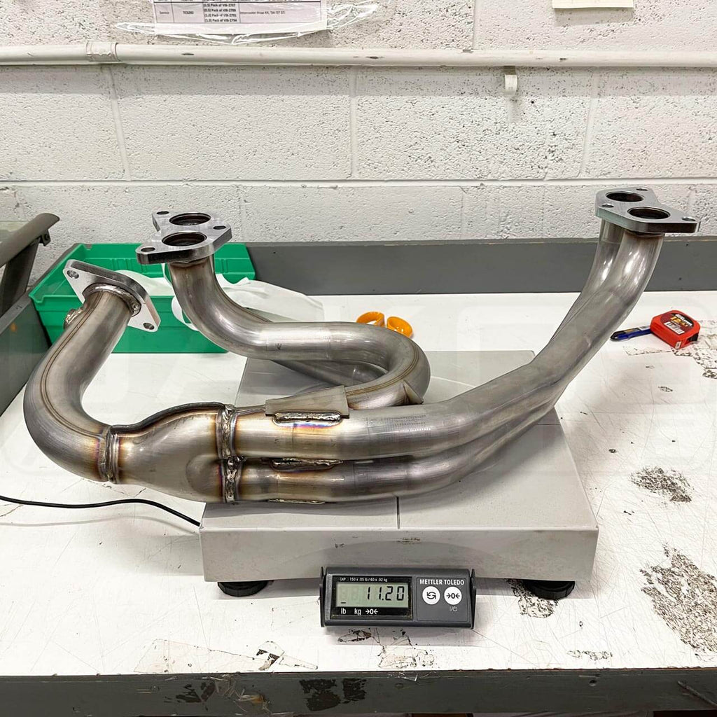 HKS Stainless Steel Equal Length Exhaust Manifold, 2008-2021 STi - Angle 6