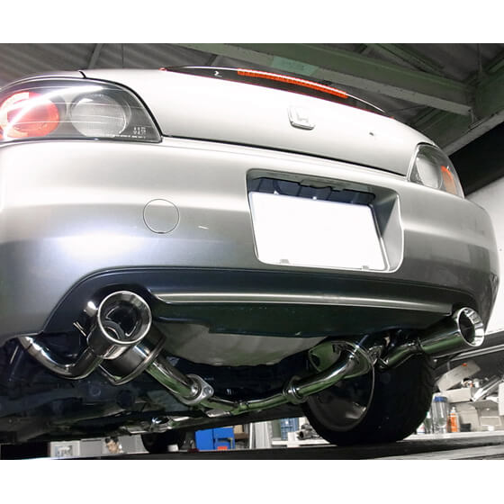 HKS Super Sound Master Exhaust, 2000-2009 S2000 - Angle 3