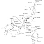 HKS Super Turbo Cat-Back Exhaust, 2015-2021 WRX & STi - Angle 2