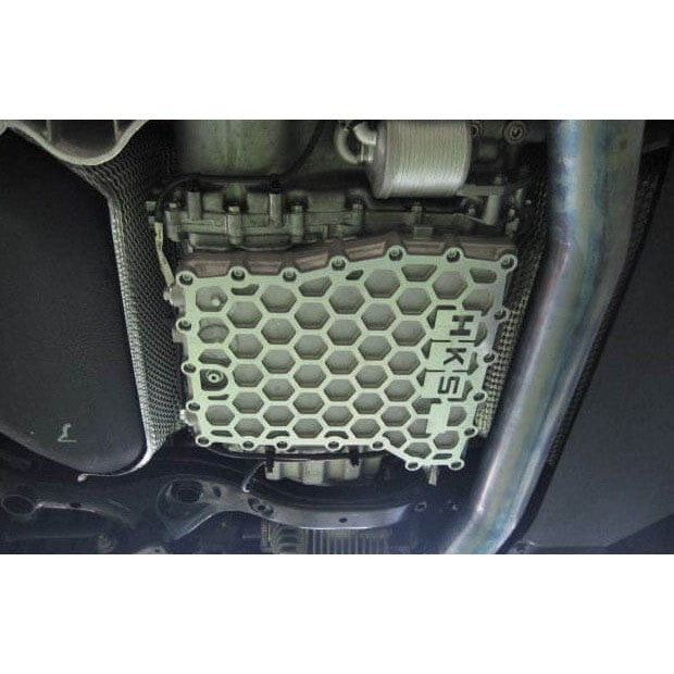 HKS Transmission Oil Pan Upgrade, R35 GT-R - Angle 2