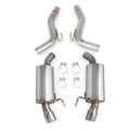 Hooker 3.0in Axle-Back Exhaust w/ Muffler (Dual 4in Polished Tips), 2015+ Mustang GT 5.0L
