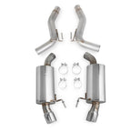 Hooker 3.0in Axle-Back Exhaust w/ Muffler (Dual 4in Polished Tips), 2015+ Mustang GT 5.0L
