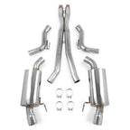 Hooker 3.0in Cat-Back Exhaust X-Pipe w/ Muffler, 2015+ Mustang GT 5.0L