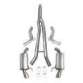 Hooker 3.0in into Dual 2.5in Cat-Back Exhaust w/ Muffler, 2015+ Mustang EcoBoost