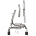 Hooker Cat-Back Exhaust System (Dual 4.5in Carbon Fiber Tips), 2016-2018 Focus RS
