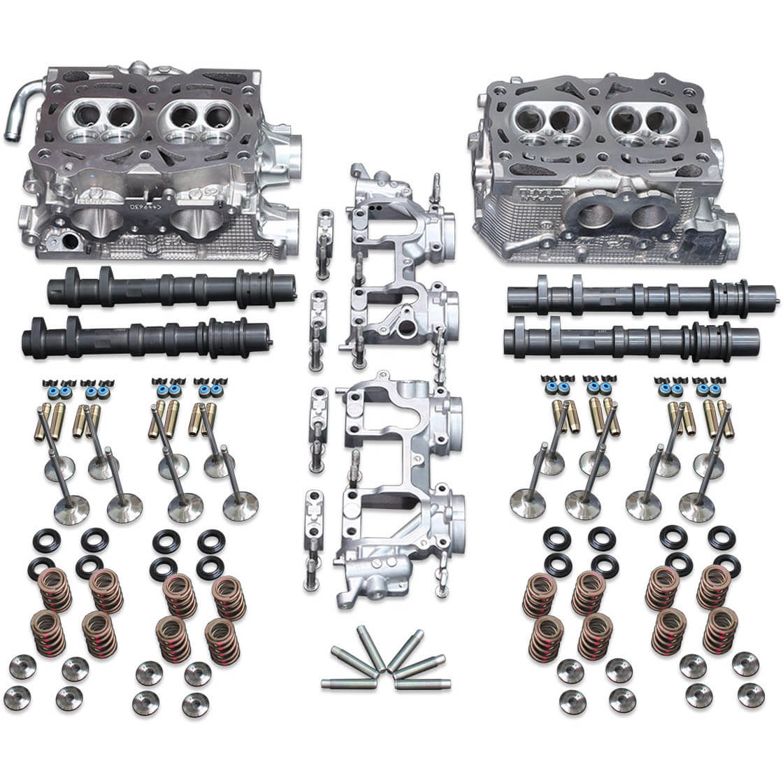 IAG 1150 CNC Ported Drag D25 Cylinder Heads w/ GSC S2 Cams & Lifters, 2006-2014 WRX