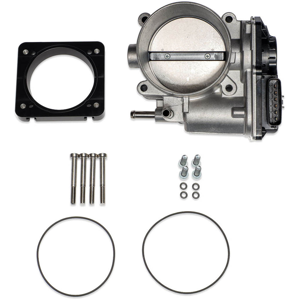 IAG 76mm Throttle Body w/ Elect & Adapter (Process West Manifold), 2004-2021 STi & 2006-2014 WRX