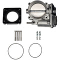 IAG 76mm Throttle Body w/Elect & Adapter (STi or Cosworth Manifold), 2004-2021 STi/2006-2007 WRX