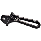 IAG Adjustable AN Wrench (3AN - 16AN Fittings, Aluminum, Black) - Angle 3