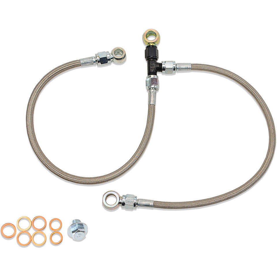 IAG AVCS & Turbo Oil Feed Line (For Turbos w/ 10mm Banjo Bolt), 2004-2021 STi & 2006-2014 WRX