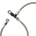 IAG AVCS & Turbo Oil Feed Line (For Turbos w/ 10mm Banjo Bolt), 2004-2021 STi & 2006-2014 WRX - Angle 2