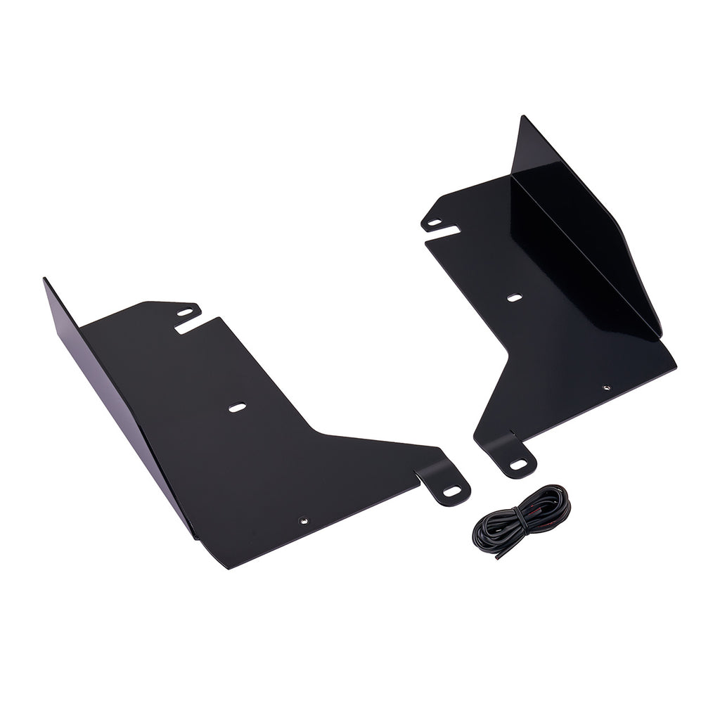 IAG Bent Endplate Winglets (Gloss Black), 2015-2021 WRX & STi