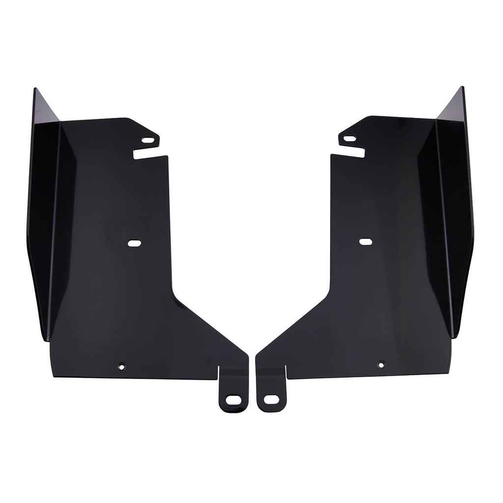 IAG Bent Endplate Winglets (Gloss Black), 2015-2021 WRX & STi - Angle 2
