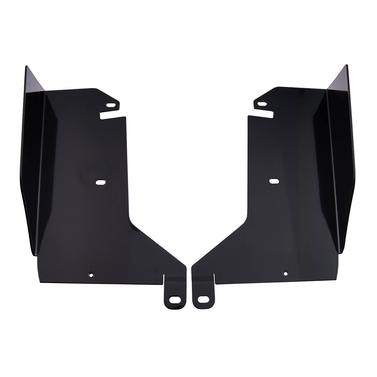 IAG Bent Endplate Winglets (Gloss Black), 2015-2021 WRX & STi - Angle 2