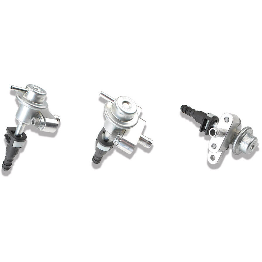 IAG Billet Fuel Pressure Regulator Adapter, 2008-2014 WRX - Angle 2
