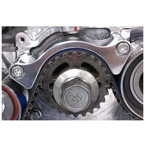 IAG Billet Timing Belt Guide (Black), 2002-2014 WRX & 2004-2021 STi - Angle 6