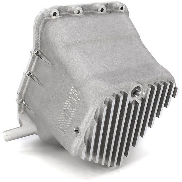 IAG Competition Oil Pan Combo (Pan, Pickup, Baffle, Tray) - Silver, 2002-2014 WRX & 2004-2021 STi - Angle 3
