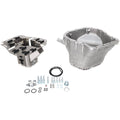 IAG Competition Oil Pan w/ Removable SS Lower Baffle (Silver), 2002-2014 WRX & 2004-2021 STi