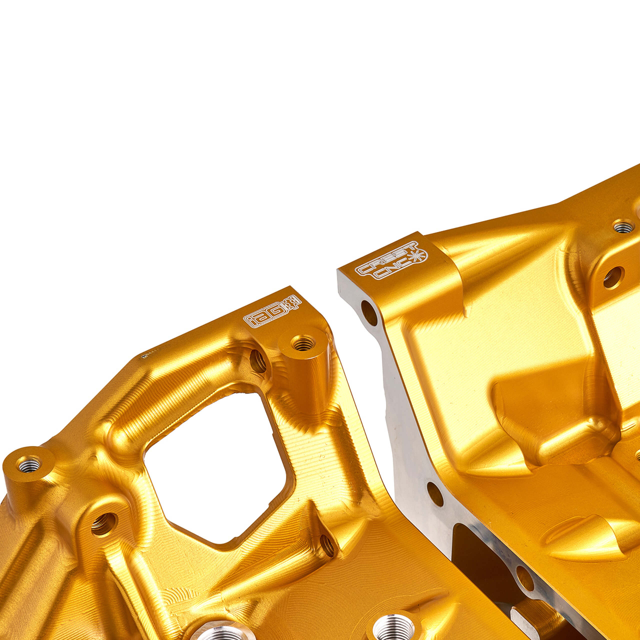 IAG Crest Billet Case Halves, 2004-2021 STi & 2006-2014 WRX - Angle 7