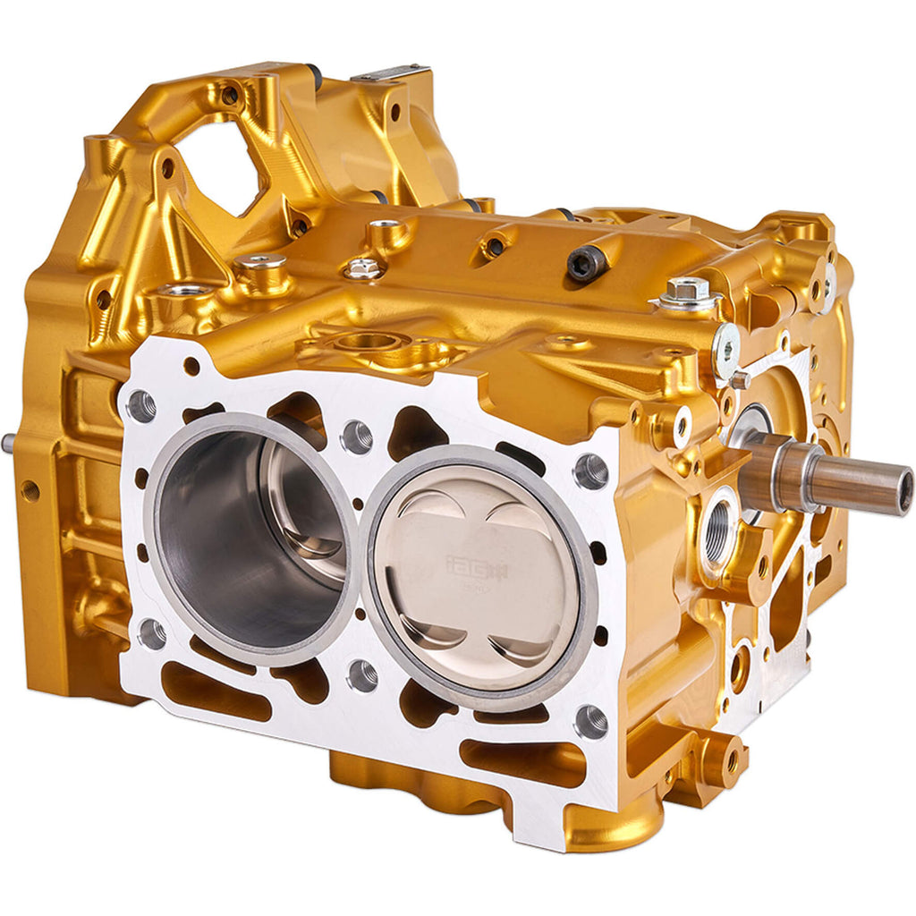 IAG Crest Stage X 2.5L Subaru Billet Aluminum Short Block, 2002-2014 WRX & 2004-2021 STi