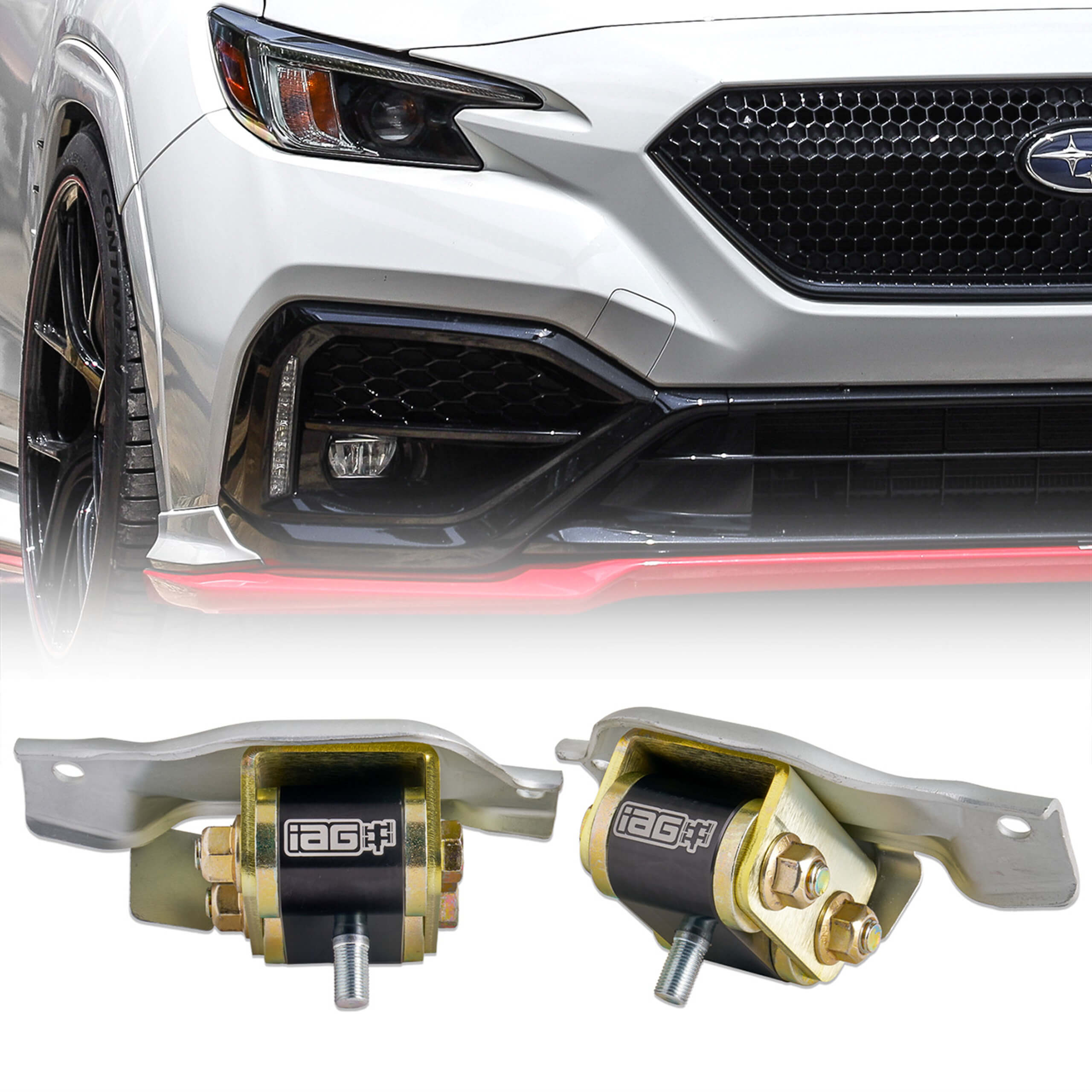 IAG Engine Mounts (Solid, Race Series w/ Brackets), 2022-2026 WRX