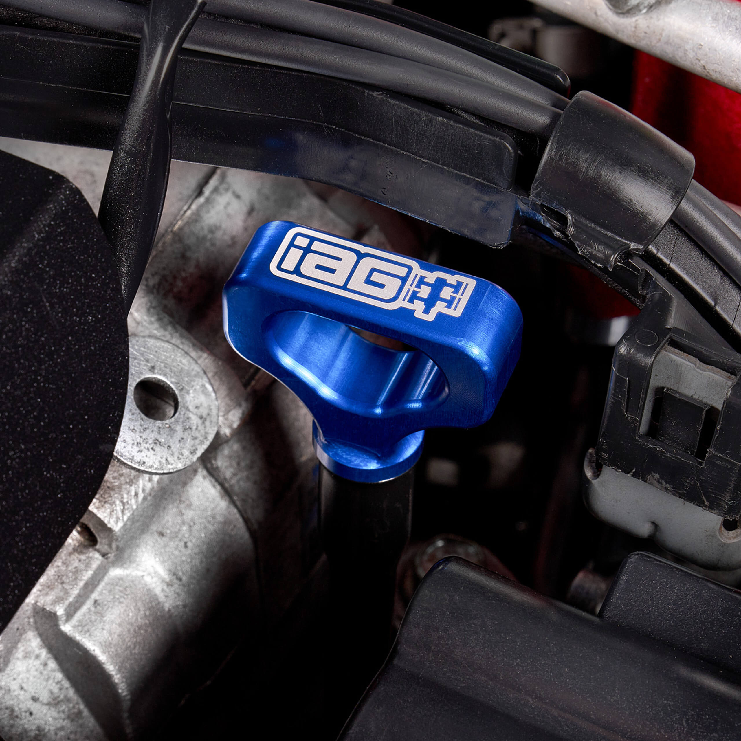 IAG Engine Oil Dipstick w/ Billet Anodized Handle, 2004-2021 STi