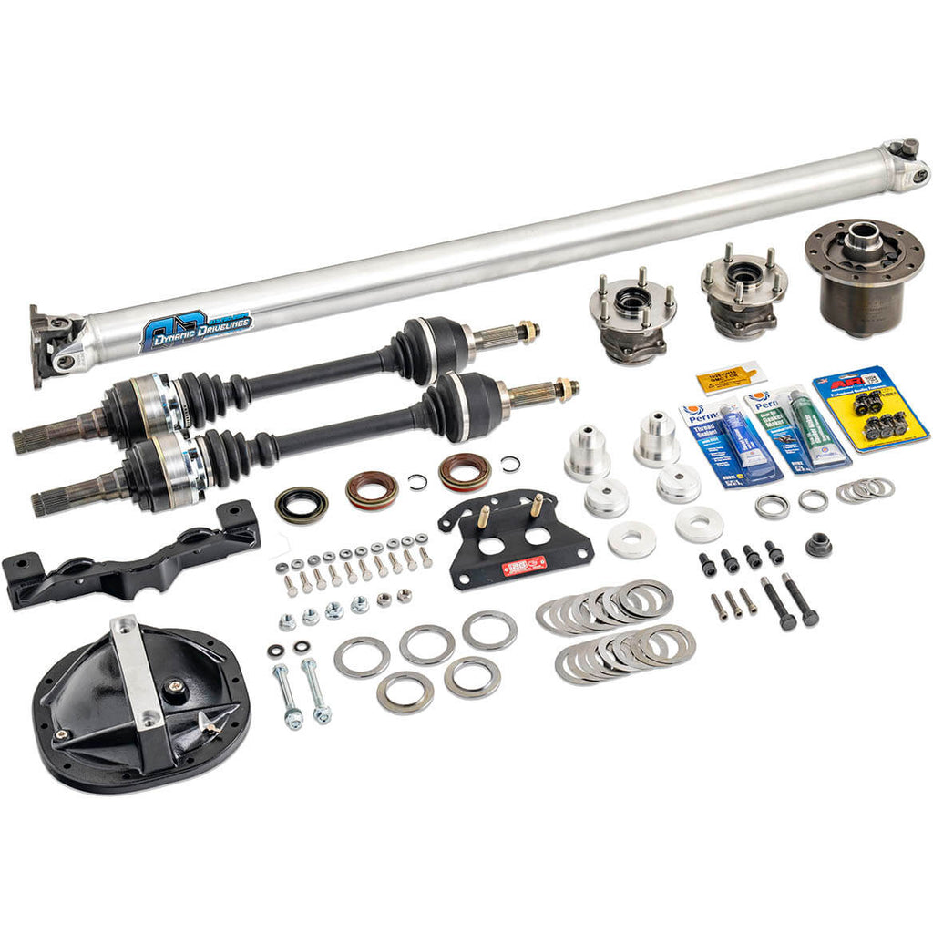 IAG Ford 8.8" Rear End Swap Kit (5x114.3 Hubs, Eaton TrueTrac LSD), 2015-2021 STi