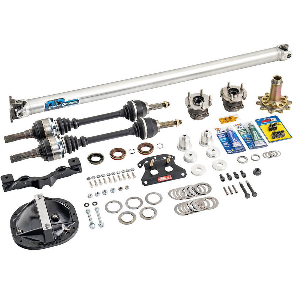 IAG Ford 8.8" Rear End Swap Kit (5x114.3 Hubs, Spool Diff) Track Only, 2015-2021 STi