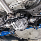 IAG Ford 8.8" Rear End Swap Kit (5x114.3 Hubs, Spool Diff) Track Only, 2008-2014 WRX & STi - Angle 2