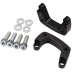 IAG Fuel Rail Adapter Brackets (JDM, Black), 2002-2005 WRX w/ JDM STi Intake Manifold - Angle 2