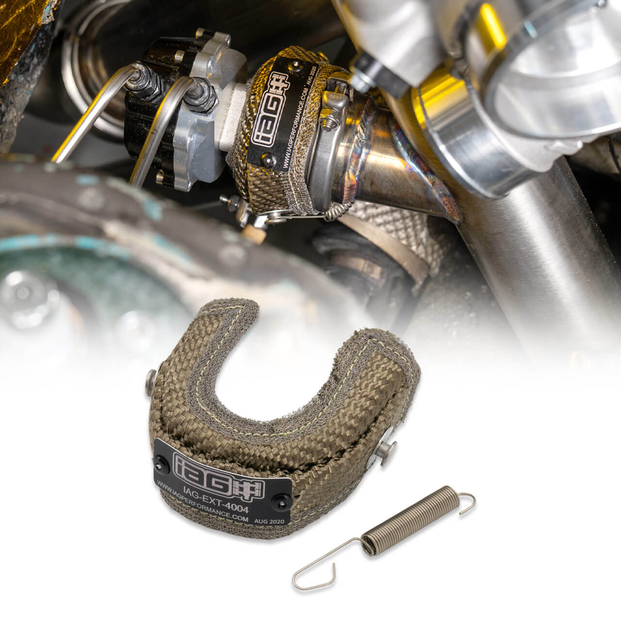 IAG Heat Shield Blanket for 44mm External Wastegates - Angle 3