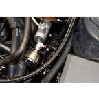 IAG Liquid Filled Fuel Pressure Gauge (Black Face, 0-100psi) - Angle 3