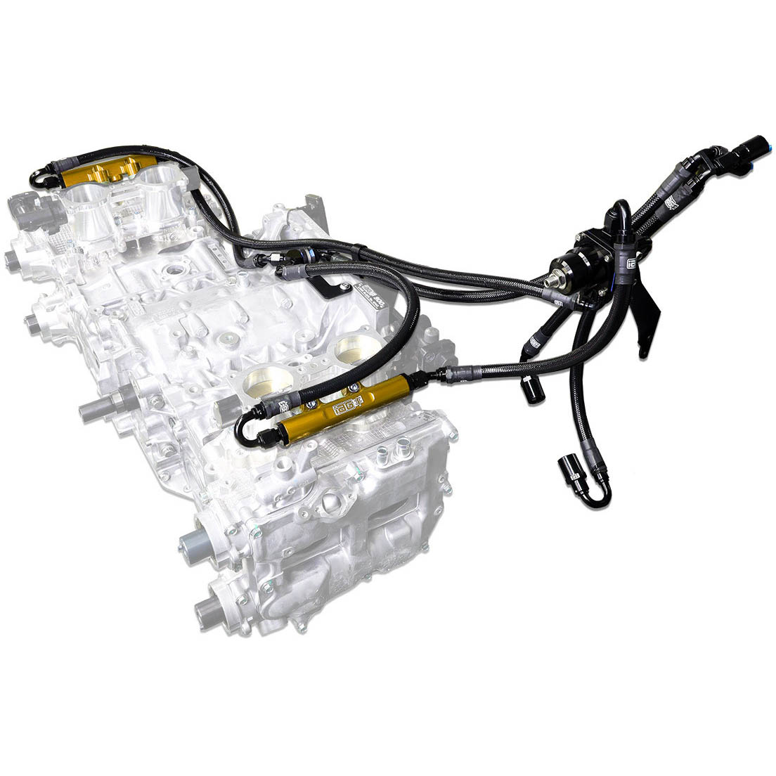 IAG PTFE Flex Fuel System w/ 1050cc Injectors, Lines, FPR & Rails, 2008-2014 WRX & 2008-2021 STi