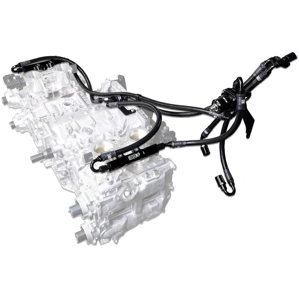 IAG PTFE Flex Fuel System w/ 2600cc Injectors, Lines, FPR & Rails, 2008-2014 WRX & 2008-2021 STi