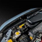 IAG Radiator Shroud (Black), 2015-2021 WRX & STi - Angle 5
