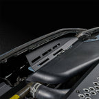 IAG Radiator Shroud (Black), 2015-2021 WRX & STi - Angle 6