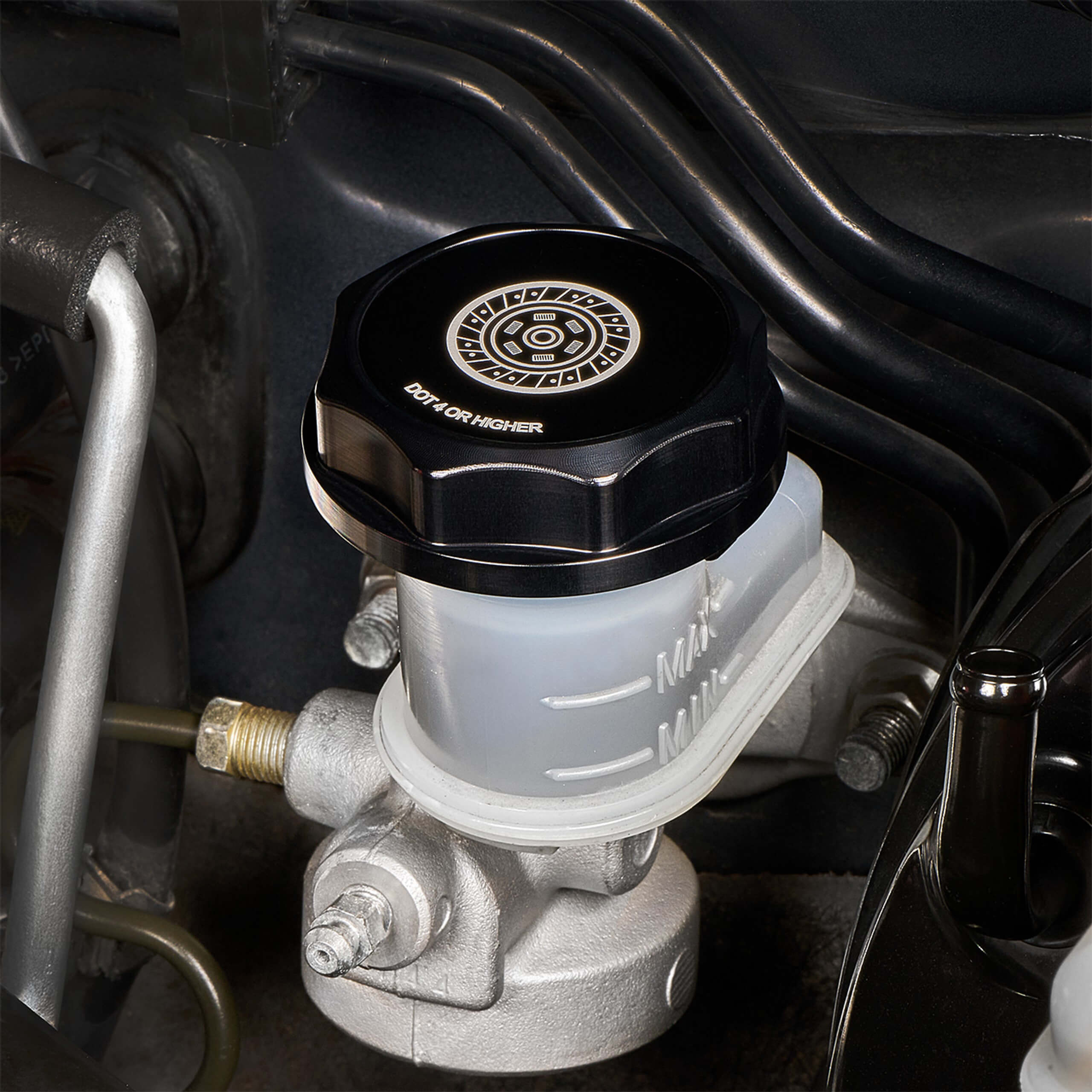 IAG Revolve Clutch Fluid Cap, 2002-2014 WRX & 2004-2014 STi