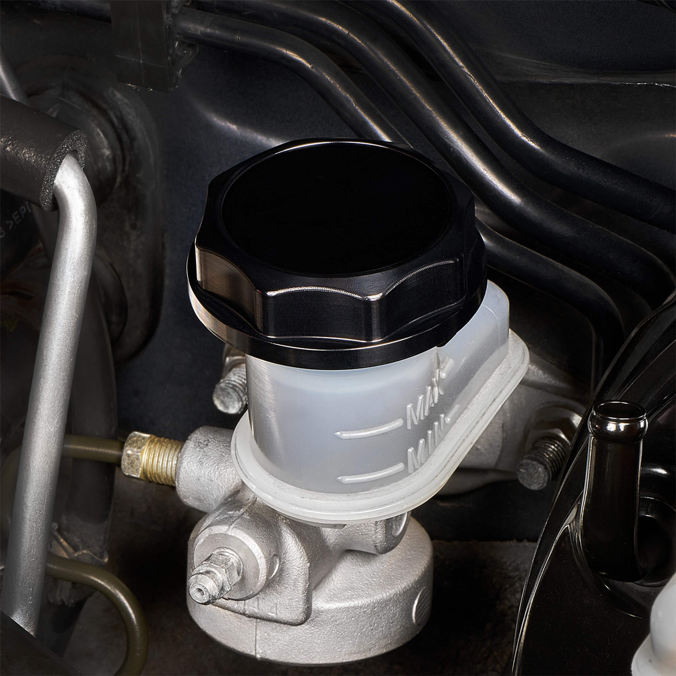 IAG Revolve Clutch Fluid Cap, 2002-2014 WRX & 2004-2014 STi