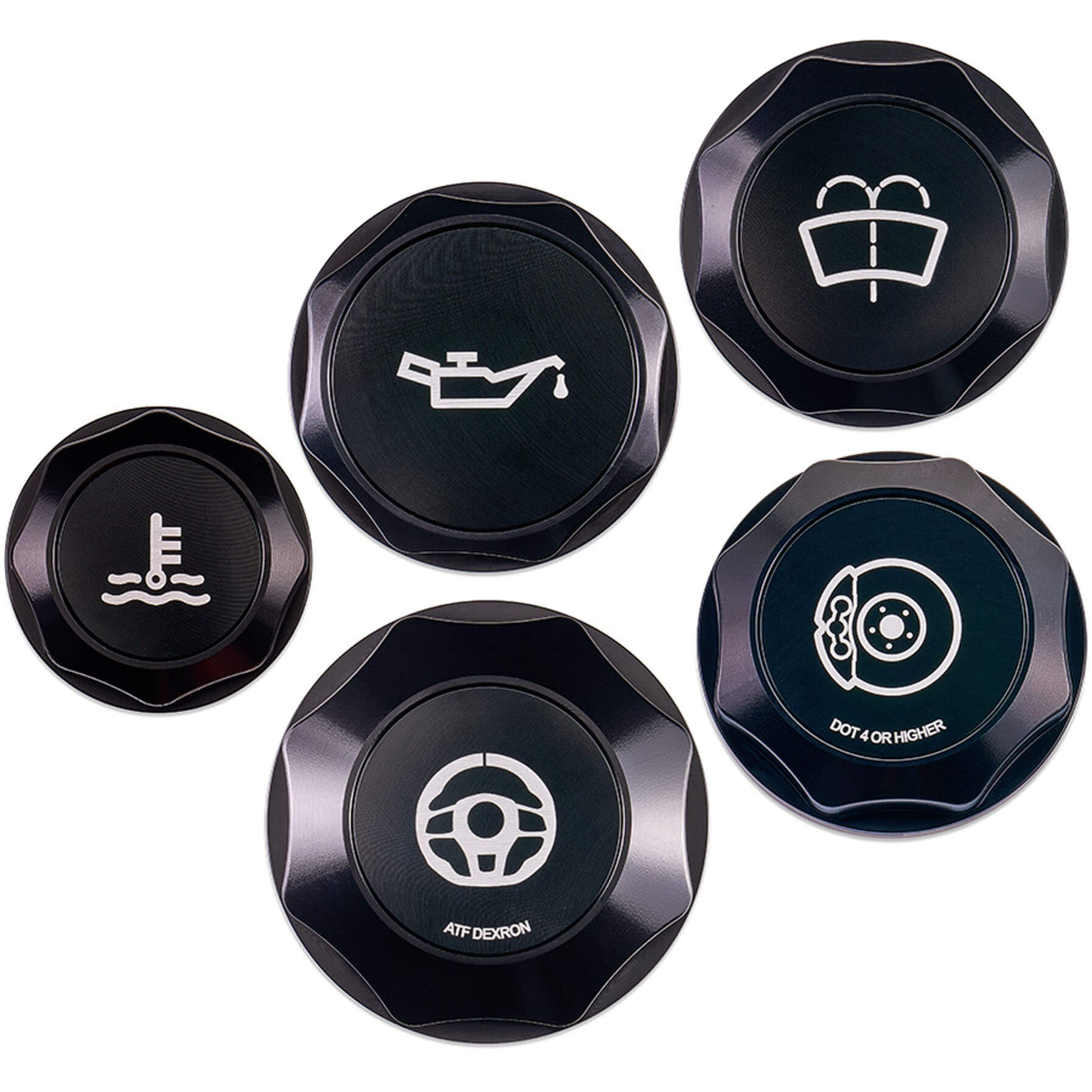 IAG Revolve Engine Bay Dress Up Cap Kit, 2015-2021 STi