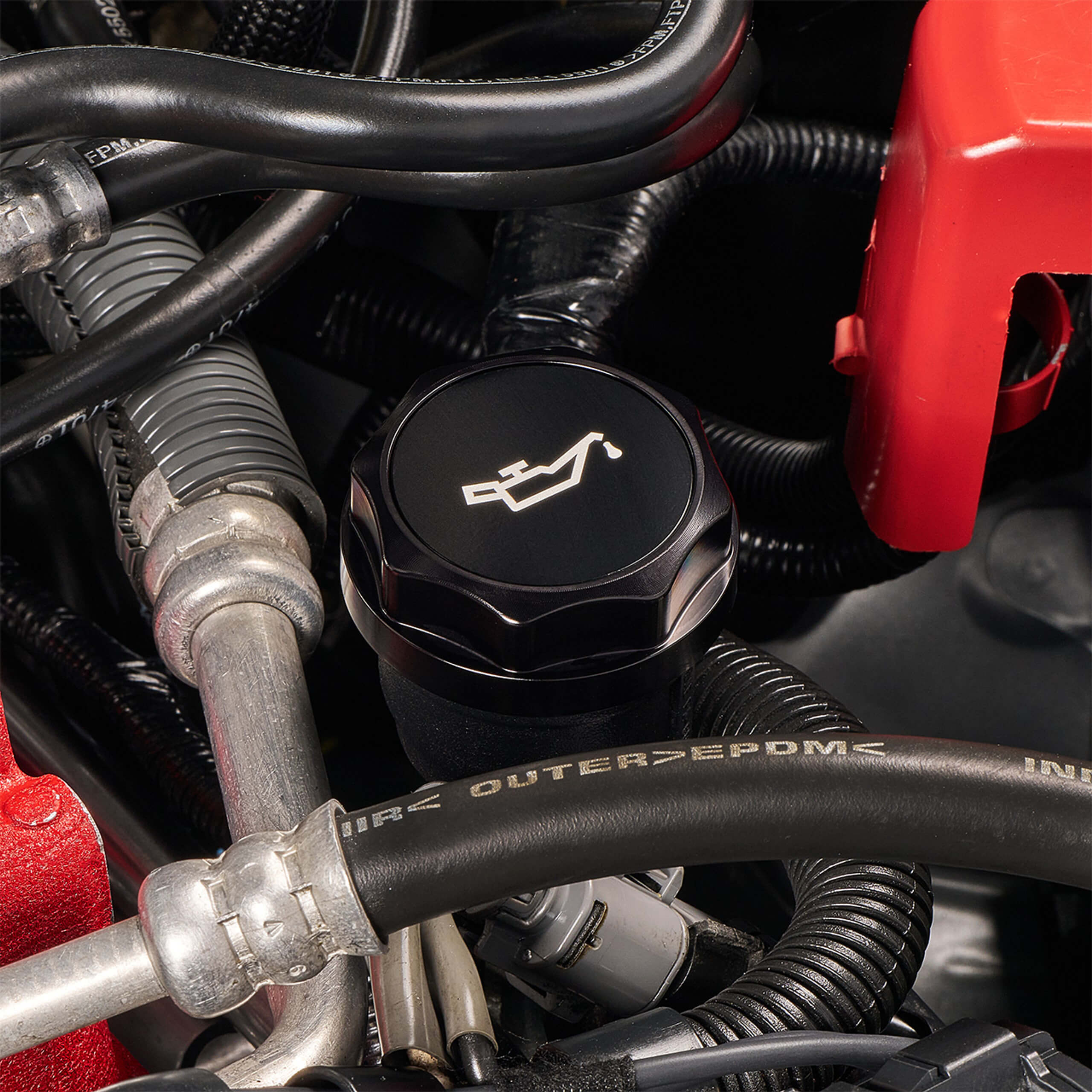 IAG Revolve Engine Bay Dress Up Cap Kit, 2015-2021 STi