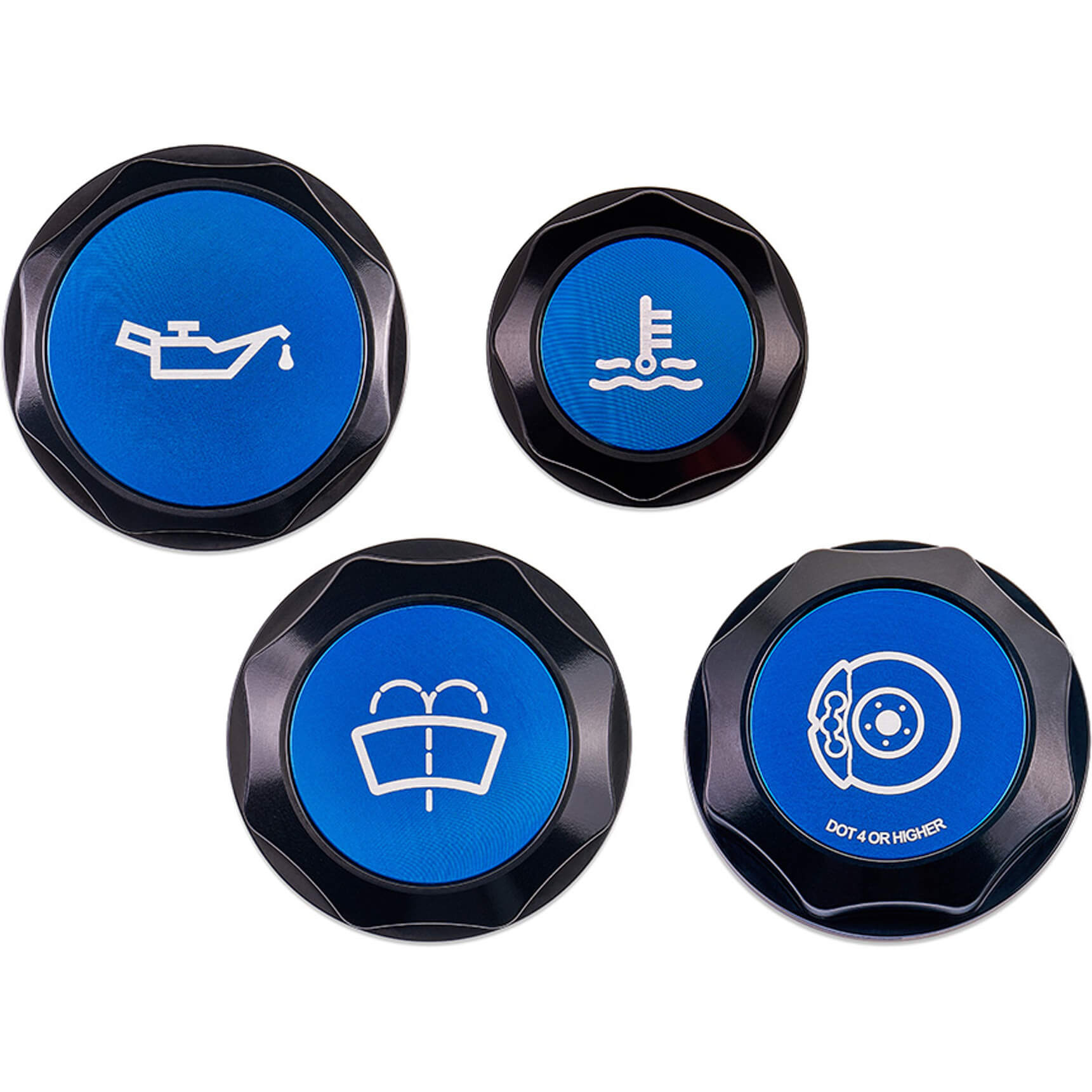 IAG Revolve Engine Bay Dress Up Cap Kit, 2015-2021 WRX