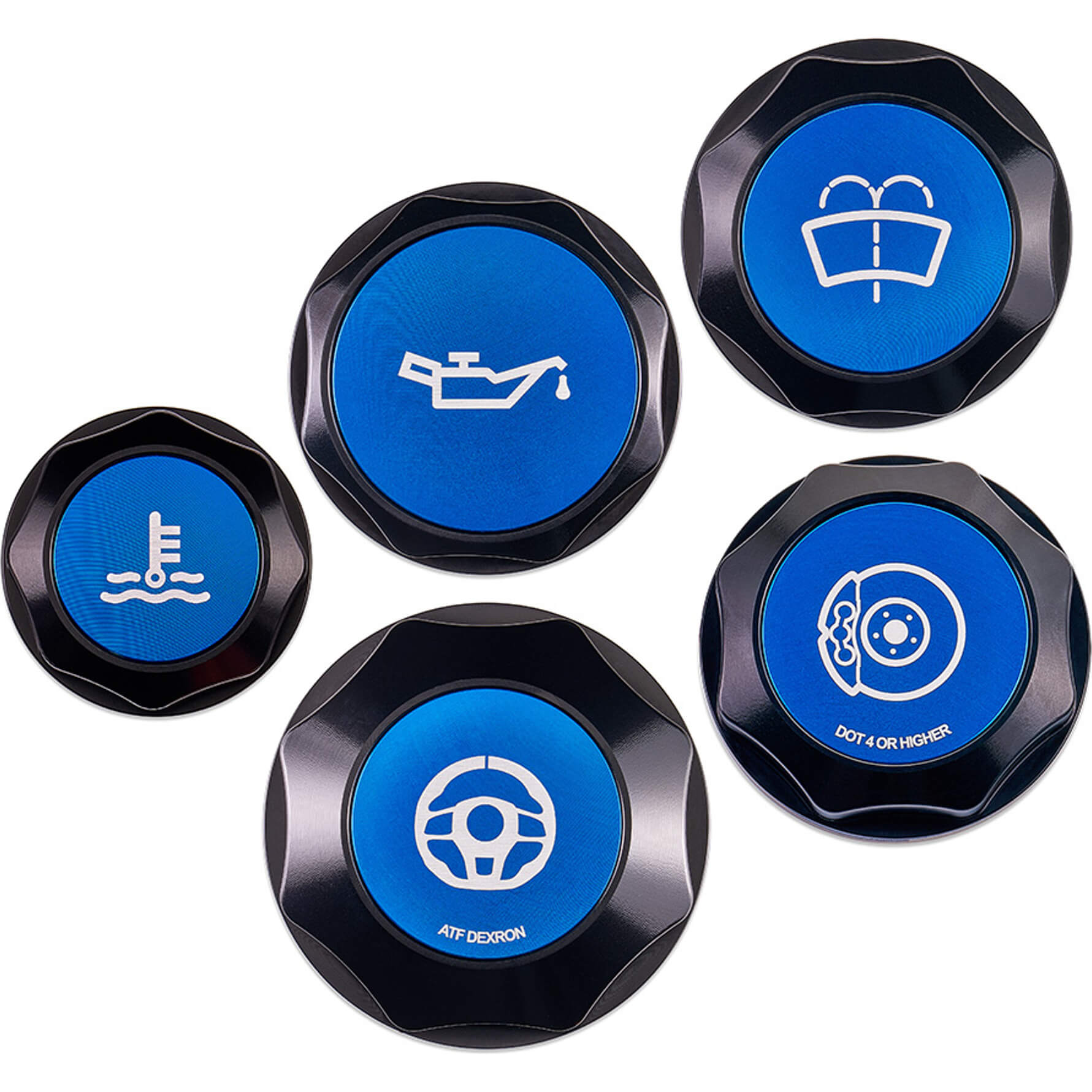 IAG Revolve Engine Bay Dress Up Cap Kit, 2015-2021 STi