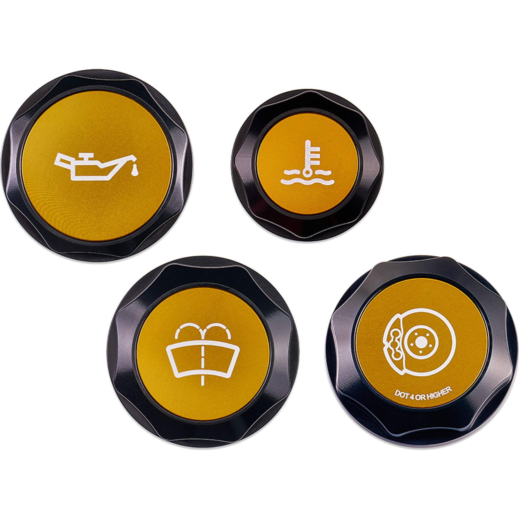 IAG Revolve Engine Bay Dress Up Cap Kit, 2015-2021 WRX