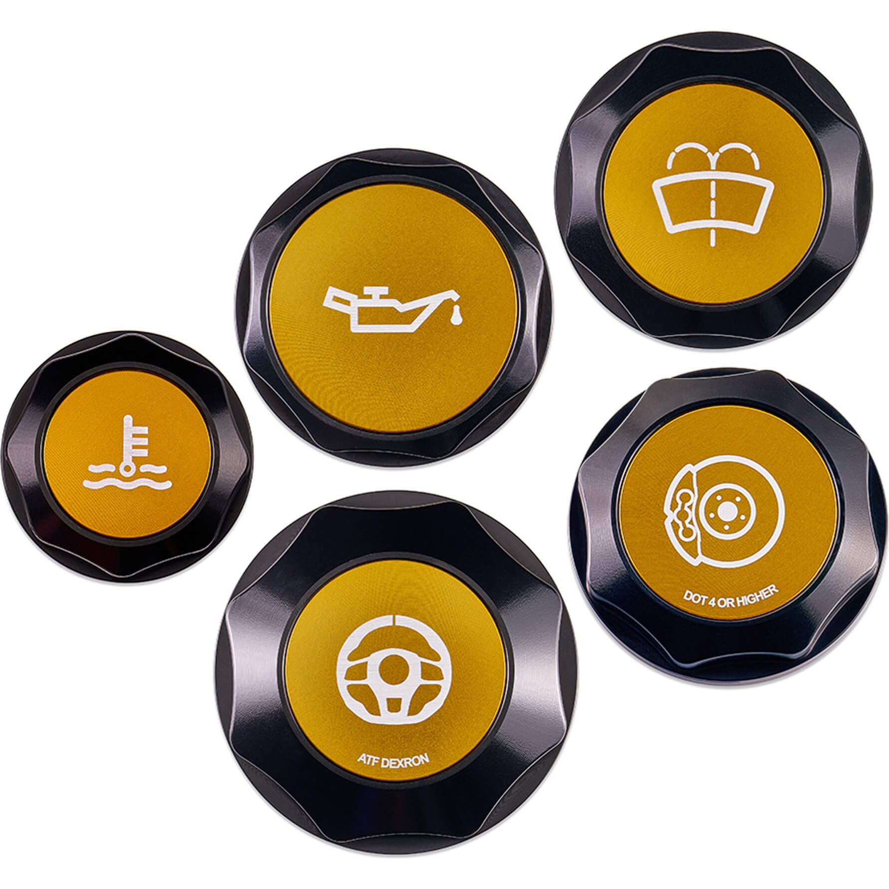 IAG Revolve Engine Bay Dress Up Cap Kit, 2015-2021 STi