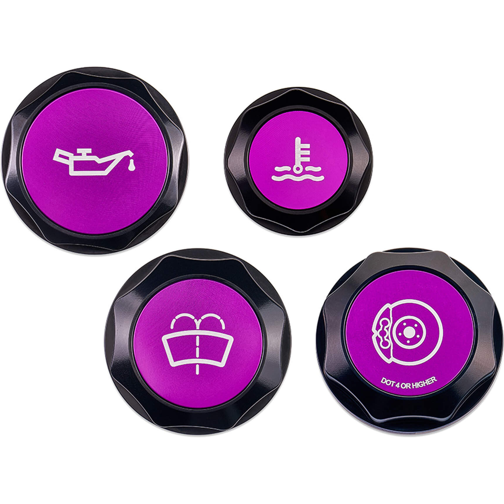 IAG Revolve Engine Bay Dress Up Cap Kit, 2015-2021 WRX