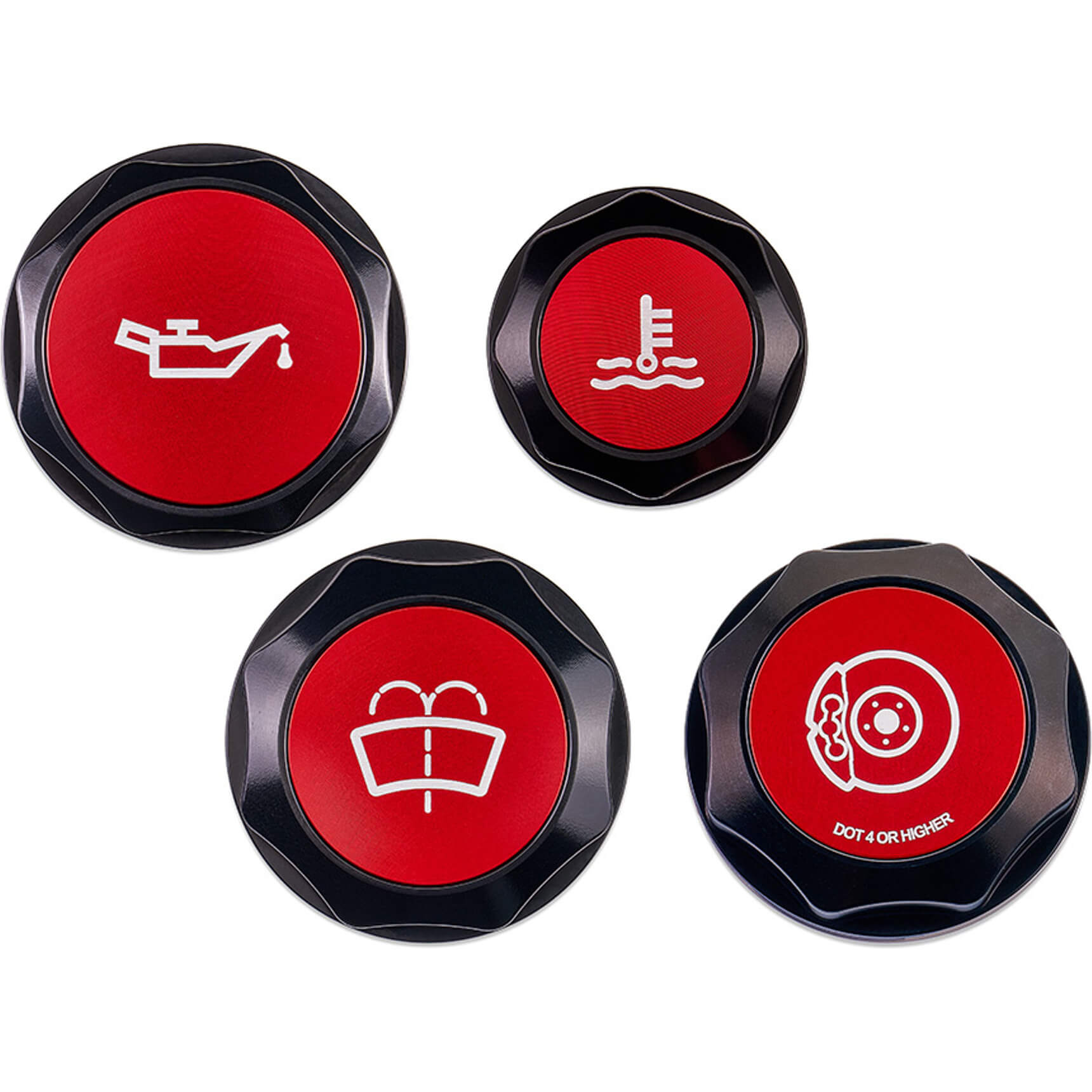 IAG Revolve Engine Bay Dress Up Cap Kit, 2015-2021 WRX
