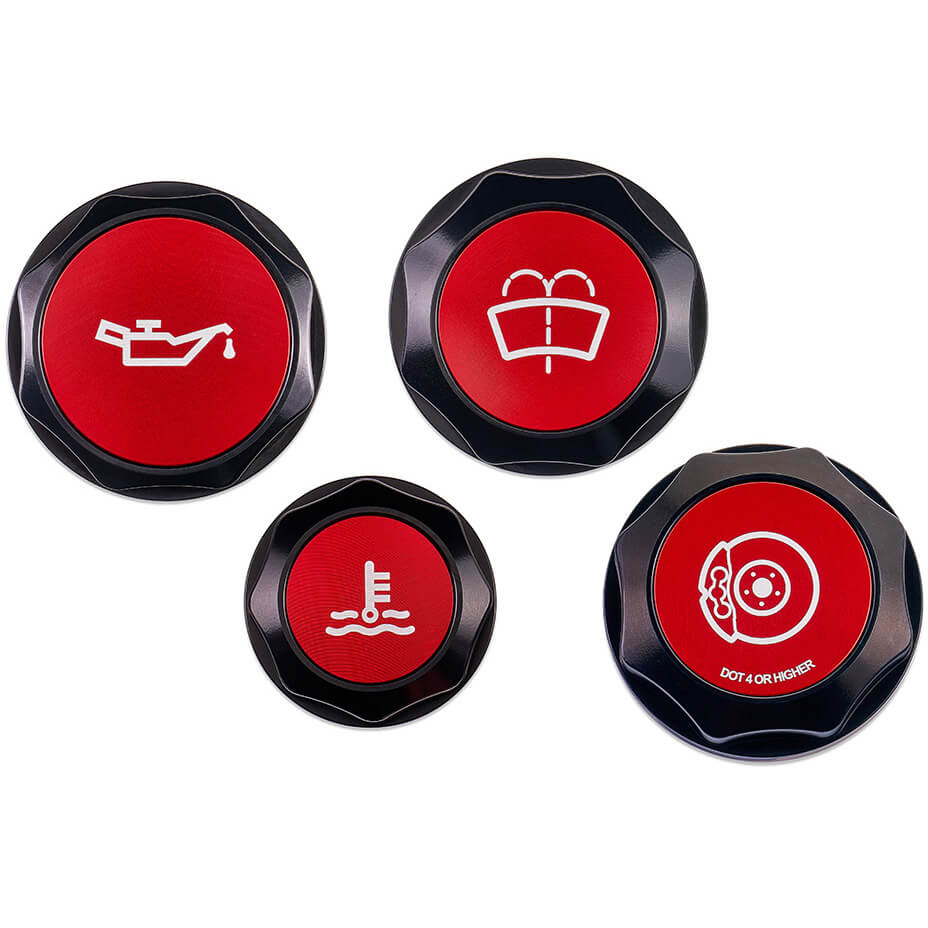 IAG Revolve Engine Bay Dress Up Cap Kit, 2022-2026 WRX