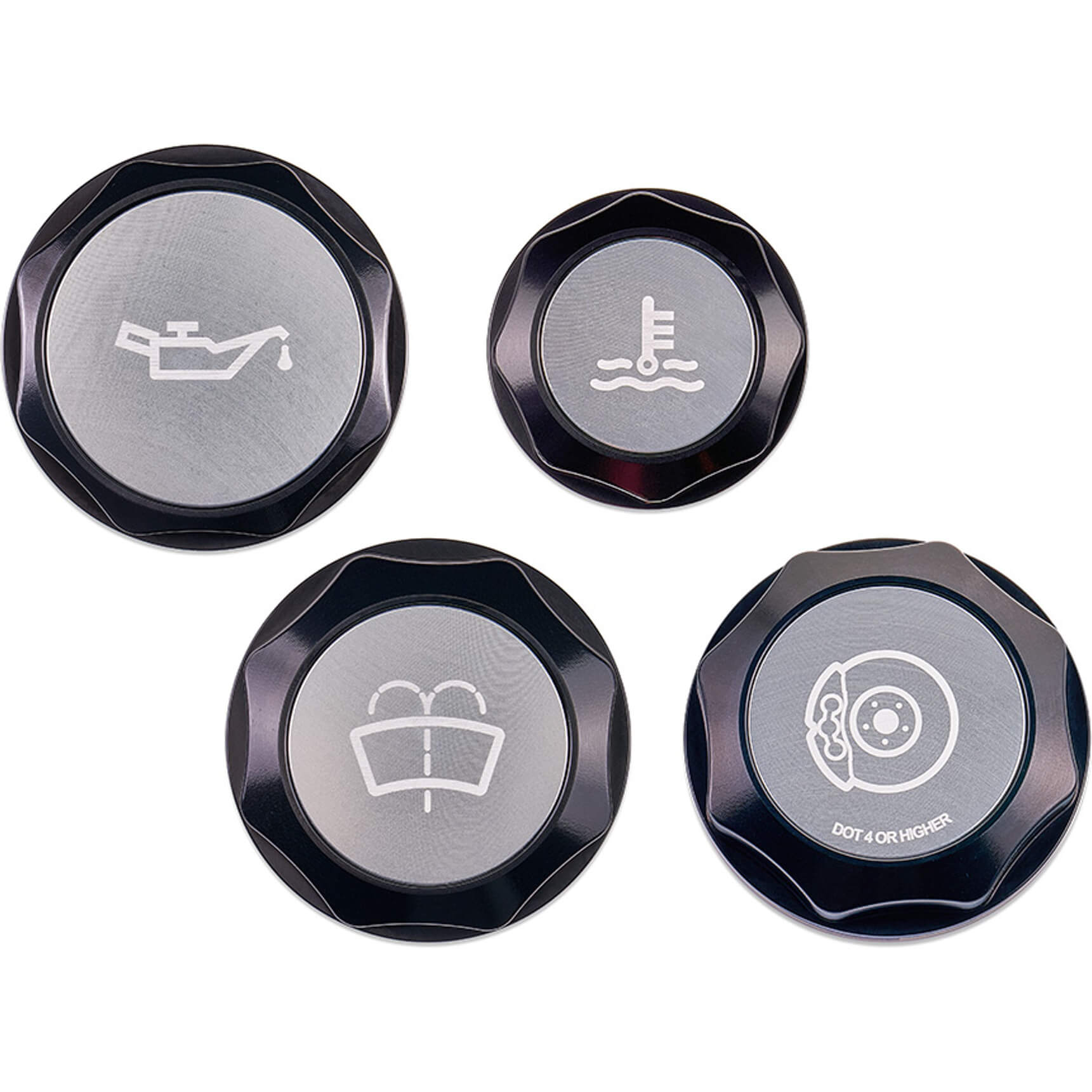IAG Revolve Engine Bay Dress Up Cap Kit, 2015-2021 WRX