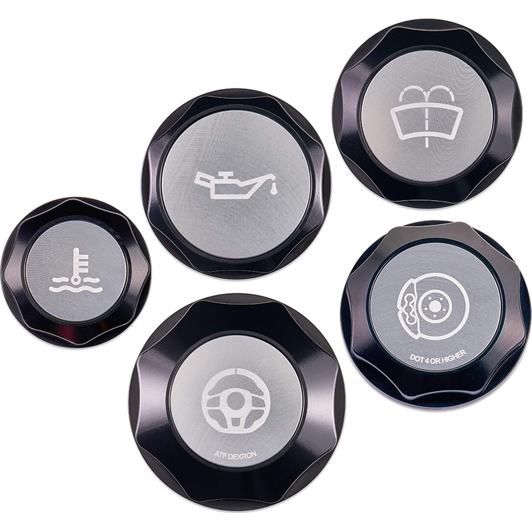 IAG Revolve Engine Bay Dress Up Cap Kit, 2015-2021 STi