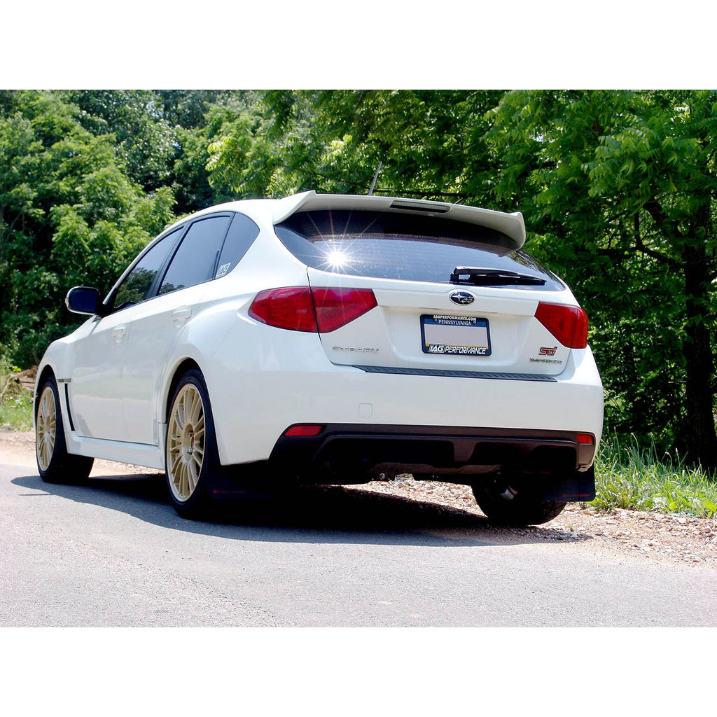 IAG RockBlocker Tail Light Film Overlay Kit (Red), 2008-2014 WRX & STi (Hatch) - Angle 2